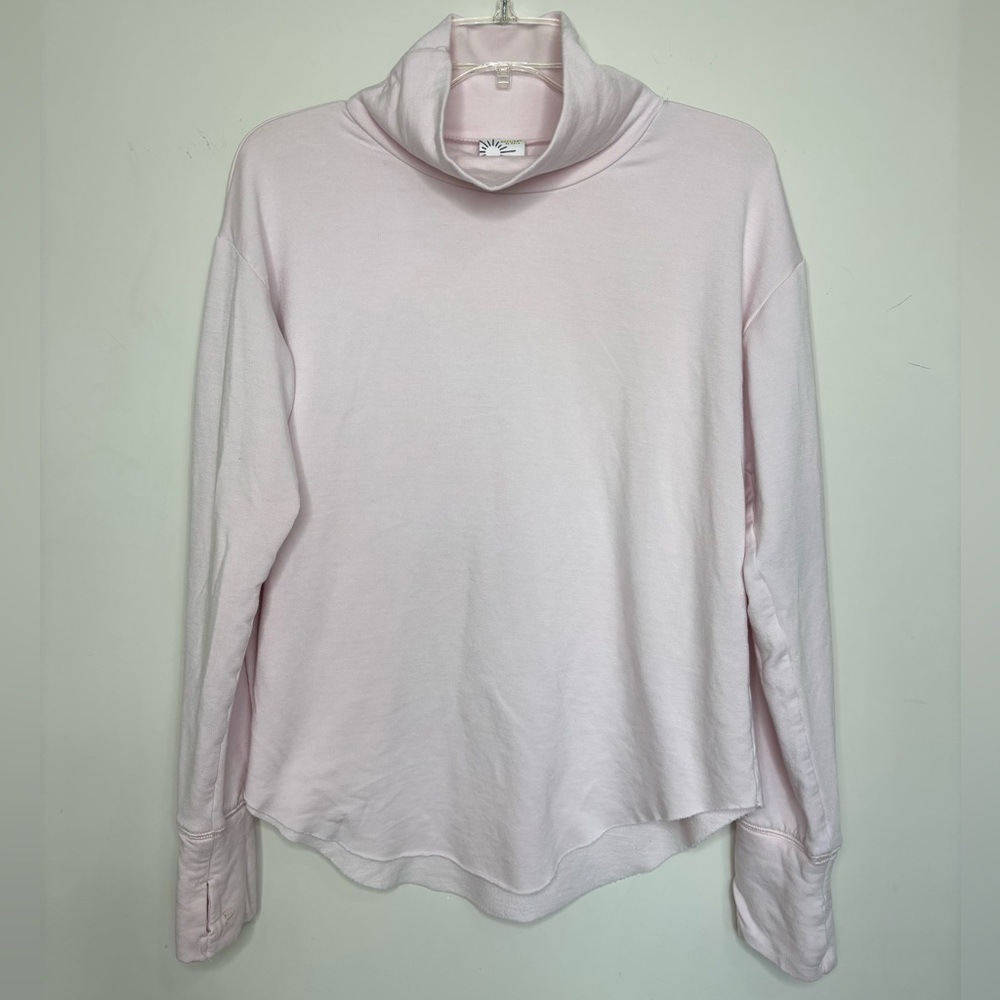 BN4 Offline by Aerie Soft Pink Activewear Shirt Cowl Neck Long Sleeve‎ Medium